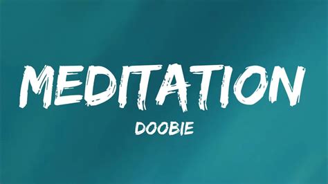 doobie song lyrics|doobie meditation lyrics.